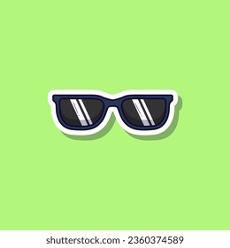 Golf element cartoon vector illustration sticker. Vector eps 10