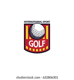 Golf emblem logo business vector