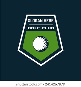 Golf emblem Logo Template Design