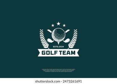 Golf-Emblem Team Logo Design