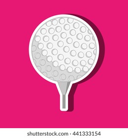 golf equipment design, vector illustration eps10 graphic 