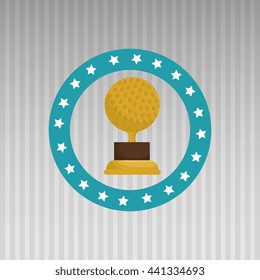 golf equipment design, vector illustration eps10 graphic 