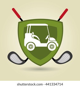 golf equipment design, vector illustration eps10 graphic 