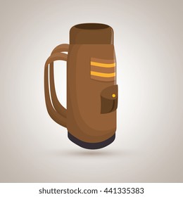 golf equipment design, vector illustration eps10 graphic 