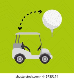 golf equipment design, vector illustration eps10 graphic 