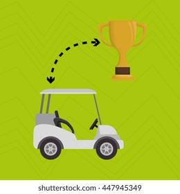 golf equipment design, vector illustration eps10 graphic 