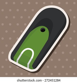 golf equipment theme elements
