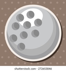 golf equipment theme elements