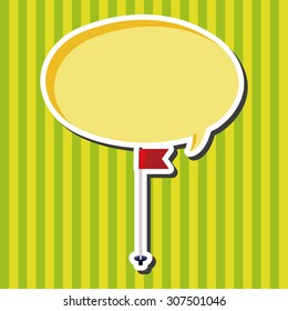 golf equipment theme elements