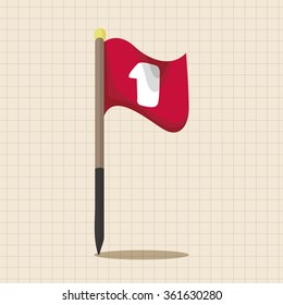 golf equipment theme elements