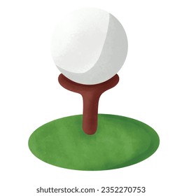 Golf equipment is a vector. Can be used for decoration. Can be used commercially.