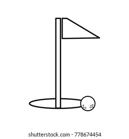 Golf flag design