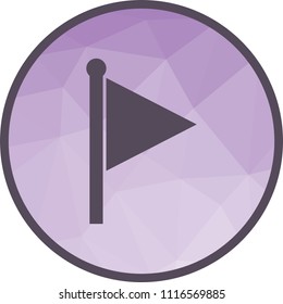 Golf flag icon