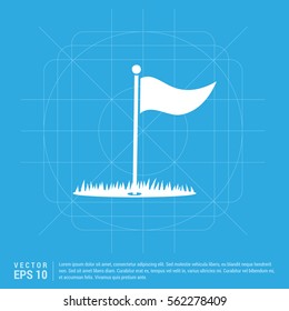 Golf Flag Icon