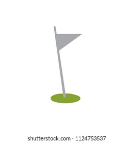 golf flag icon design