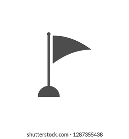 Golf flag icon graphic design template vector isolated