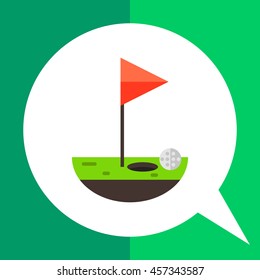 Golf flat icon