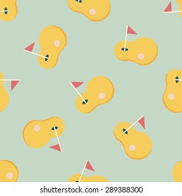 golf flat icon,eps10 seamless pattern background