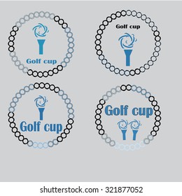 golf flat logo