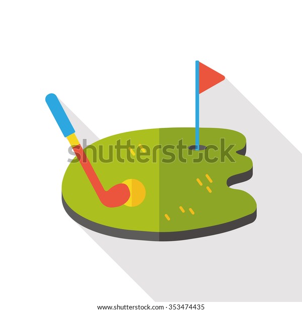 golf game flat\
icon
