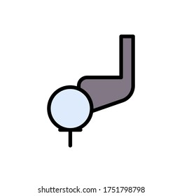 Golf, game icon. Simple color with outline vector elements of free time icons for ui and ux, website or mobile application