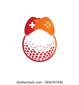 Design-Vorlage für Golf-Game-Logos. Logo-Design-Element für Golf-Spiel