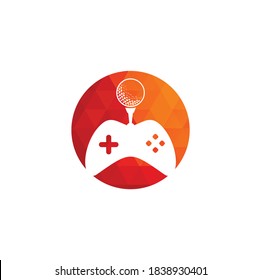 Golf game logo design template. Golf Game Icon Logo Design Element