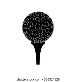 Golf game sport icon vector illustration graphic design