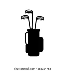 Golf game sport icon vector illustration graphic design