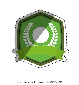 Golf game sport icon vector illustration graphic design