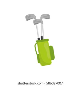 Golf game sport icon vector illustration graphic design