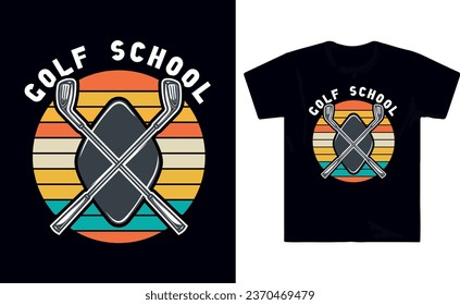 Golf gaming  t shirt design