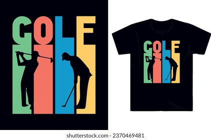 Golf gaming  t shirt design