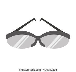 golf glasses equipemnt icon vector illustration design