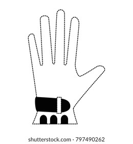 golf glove accessory icon