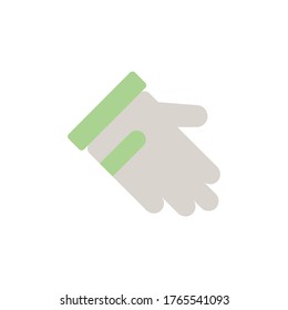 Golf glove colored icon. Simple colored element illustration. Golf glove concept symbol design from golf set. Can be used for web and mobile