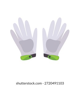 Icono de guantes de golf, Ilustración vectorial de guantes de golf, Elementos de diseño de equipos de golf, arte de Clip de golf