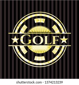 Golf gold badge