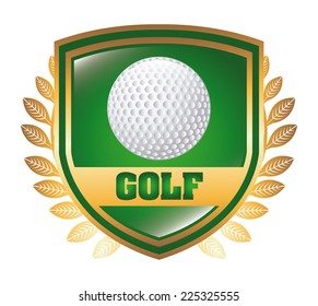 Golf Graphic Design Vector Illustration Stock Vector (Royalty Free ...