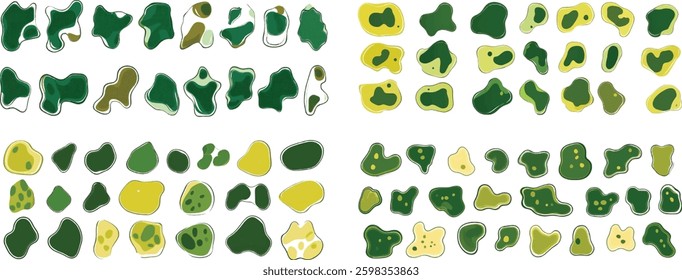 Golf Green Vector Illustration, Isolated on White Background