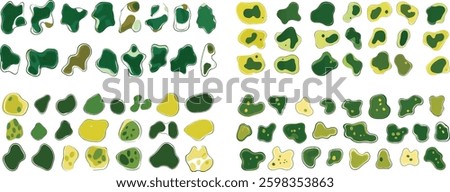 Golf Green Vector Illustration, Isolated on White Background