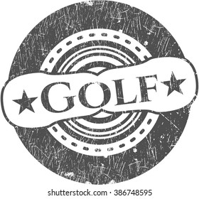 Stempel für Golf-Grunge