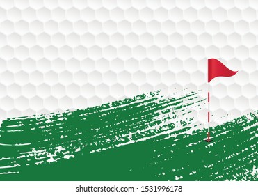 Golf grunge texture and background.