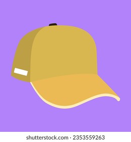 Golf Hat logo icons sports gear for game. vector Illustration flat