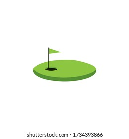 Golf Hill logo, labels and emblems. Vector Illustration