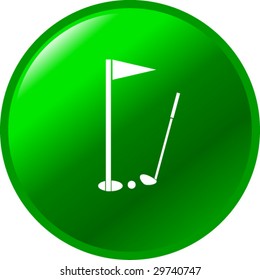 Golf Club Icon Vector Illustration About Stock Vector (Royalty Free ...