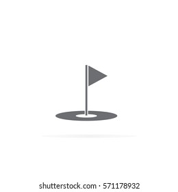 golf hole icon