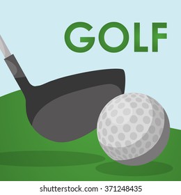 Golf  icon design 