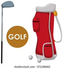 Golf  icon design 
