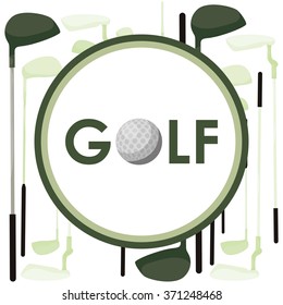 Golf  icon design 
